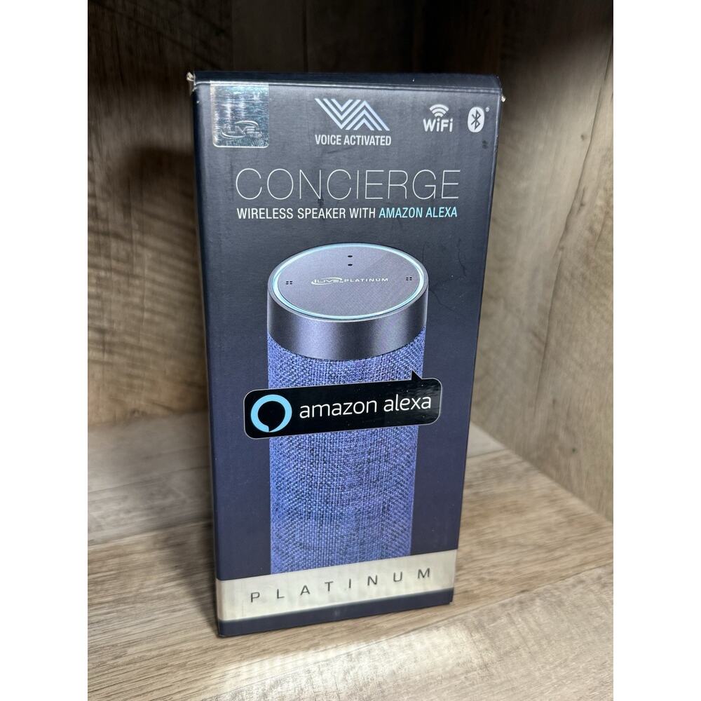 iLive Electronics-GREY Wireless Speaker With Alexa has rechargeable battery